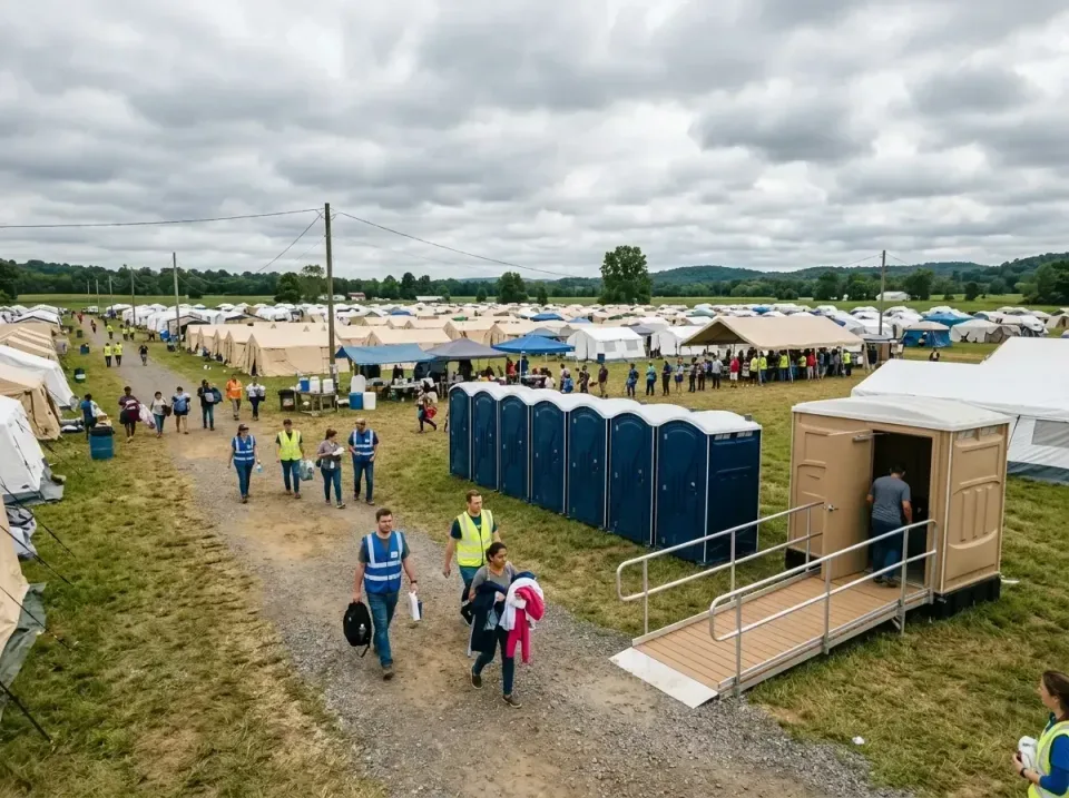 disaster-relief-camp-restrooms-010 — frequently asked questions, Dumpster & Portable Bathrooms Rental in Callender, CA